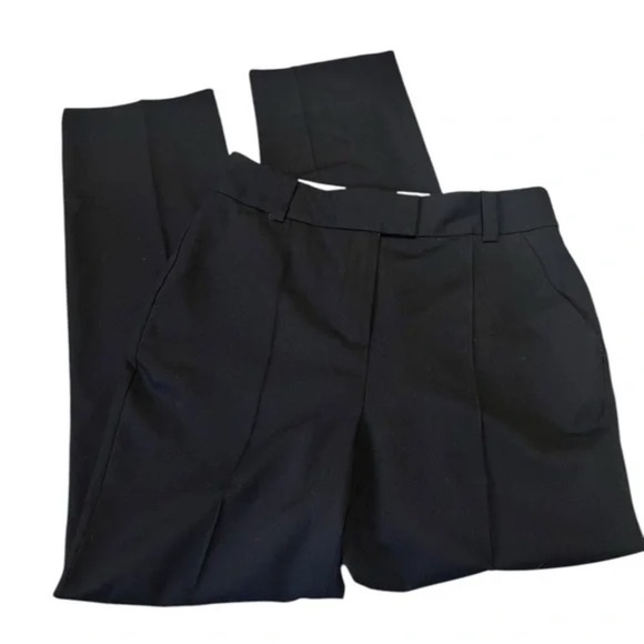 Brooks Brothers high Rise Stretch Wool Blend Trousers size 4 in Black - Picture 1 of 6